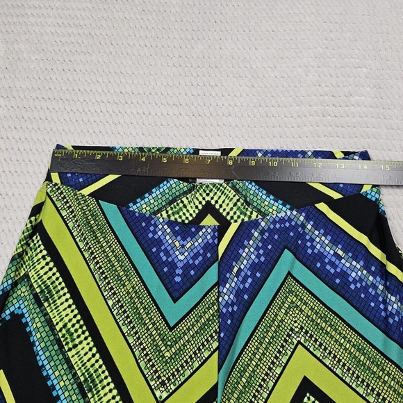 Violet B Pants Womens Medium Wide Leg Geometric Patterned - Picture 3 of 7